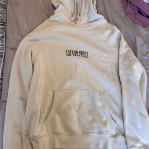 Taylor Swift Cream Hoodie - Men's Sweater